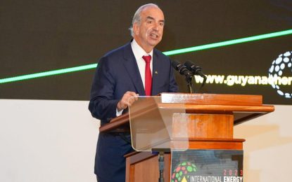 Hess Boss tells Energy Conference: Exxon has Govt.’s support to drill 10 to 12 wells per year in Stabroek Block until 2027
