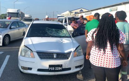 Speeding driver knocks down school girl on pedestrian crossing