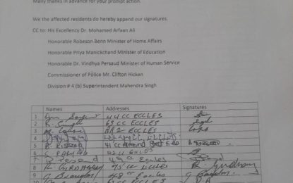 Residents petitions GRA to shut down bar at Eccles