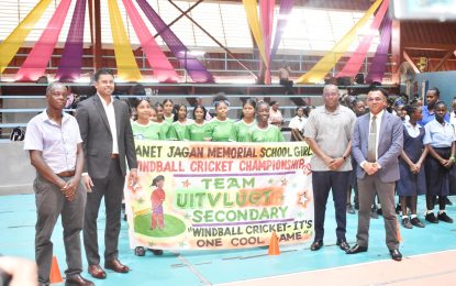 Janet Jagan School Girls Windball Cricket Championship 2023 underway