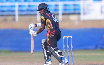 Rutherford, spinners lead Harpy Eagles to 56-run win over Barbados