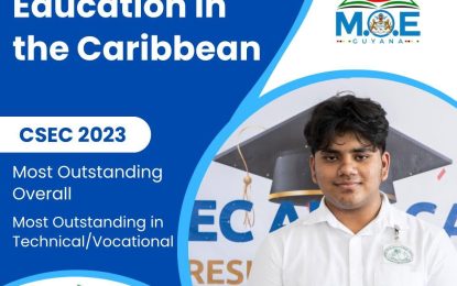 Guyanese students top Caribbean at CSEC & CAPE exams