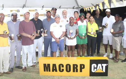 Ramsundar, Giddings crowned MACORP Golf Tournament champions