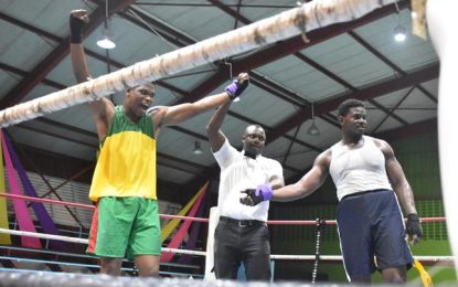 Zidhan Wray into the Super Heavyweight final