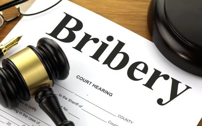 Persons charged with bribery