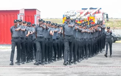 Capacity of Guyana Fire Service boosted with 74 new firefighters