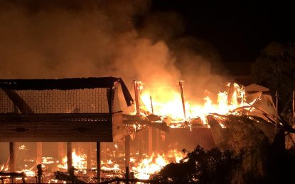 Teacher dies in Port Mourant fire