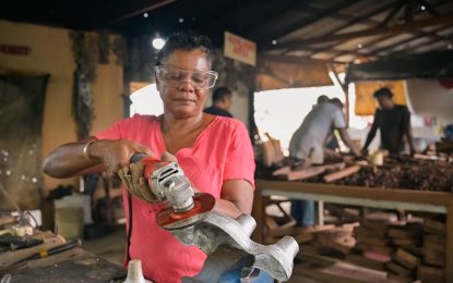 For twenty-six years Dularie Sookhoo has been popular for making the Red Equal Arm scales