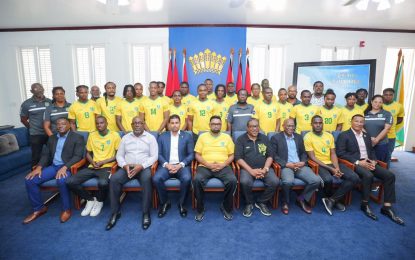 Head of State host Golden Jaguars at State House event