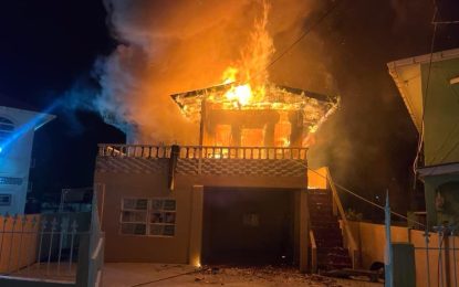 Lamaha Park house gutted by fire