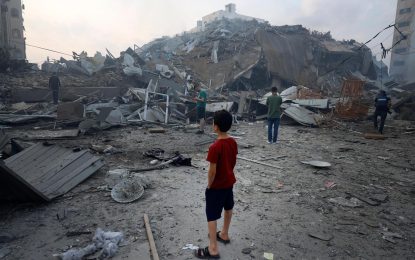 At least 40 people killed in central Gaza as Israel touts post-war plan