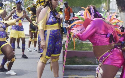 Spectators bask in the festivities of Guyana’s 54th Republic celebrations