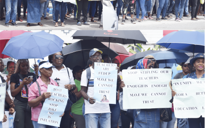 Empty classrooms, big crowds – as teacher’s strike intensifies