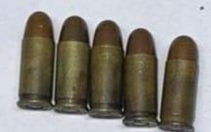 Three carpenters in custody for ammo found in car