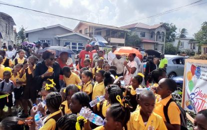 Plaisance’s Mrs. Unis Bunbury joins centenarian club surrounded by well wishers on Love Day 