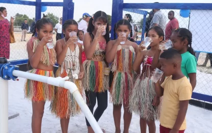 550 Capoey residents benefitting from new $11M water supply system