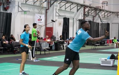 Akili Haynes and Priyanna Ramdhani in Cuba for tournament