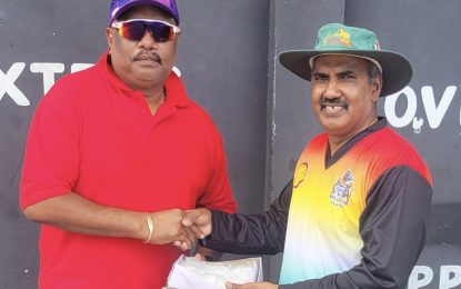 Derek Kallicharran and friend once again on board with Project “Cricket Gear for young and promising cricketers in Guyana”