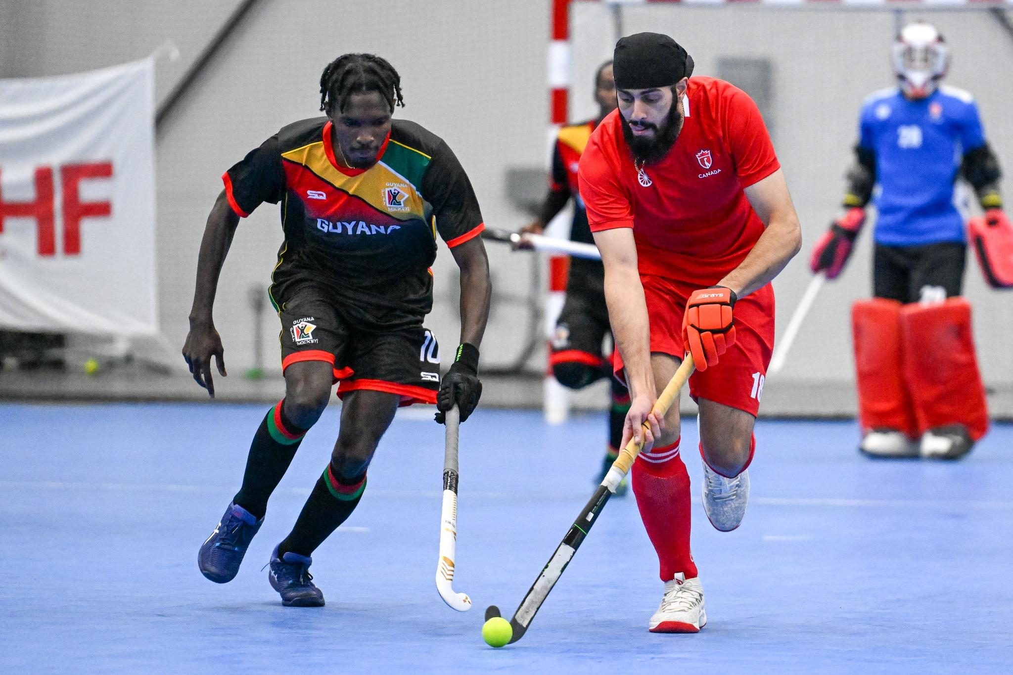 Guyana’s Over-40 topple Wales in 2026 World Indoor Master’s Hockey C/ship opener