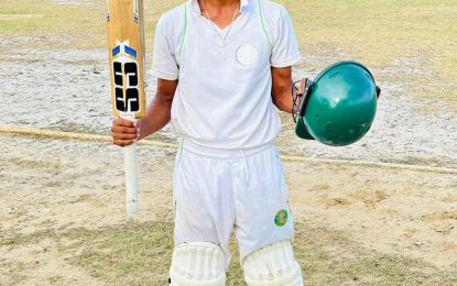 Tucber Park CC whip Bush Lot Utd SC by 271 runs as Kevin Kisten hits double century