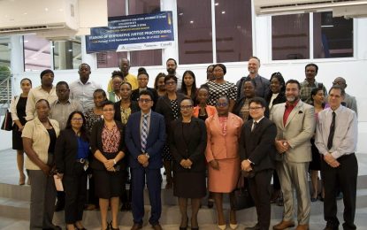 23 persons undergoing training restorative justice