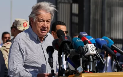 U.N. Chief says blocked Gaza aid is a ‘moral outrage’, calls for war to end
