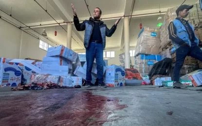 UN agency says Gaza aid centre hit by Israeli forces