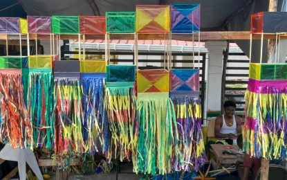 Buxtonian Marvin Colt keeps the Guyanese tradition of kite making alive