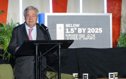 U.N. Secretary General calls for end to subsidising fuel companies
