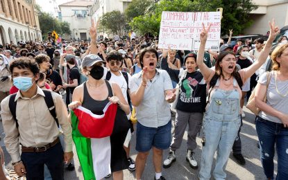 Universities and colleges across America in protest over Gaza