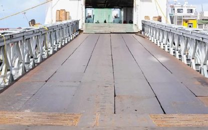 $30M repairs on Parika Stelling Linkspan Bridge completed