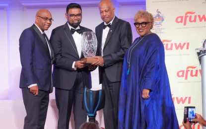 President Ali conferred with Legacy Award for leadership and vision in New York