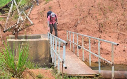 Chinese manganese company in Matthews Ridge finally rebuilds dam it destroyed