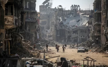 ‘There’s no more life’: Khan Younis residents return to find former neighborhoods in ruins