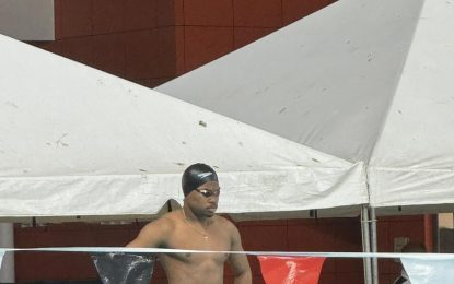 Delroy Tyrrell sets new 50 Backstroke National Record