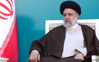 Helicopter carrying Iranian President crashes