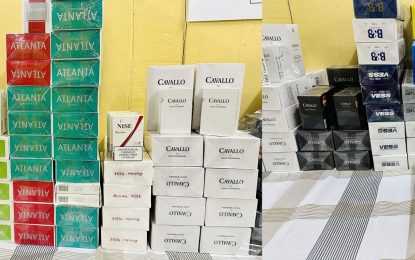 More than 1400 packs of cigarettes seized by GNBS in Berbice