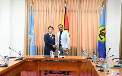 Japan, Guyana pledge to deepen political, commercial ties