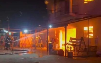 Leaking gas cylinder causes fire that destroys Barnwell house