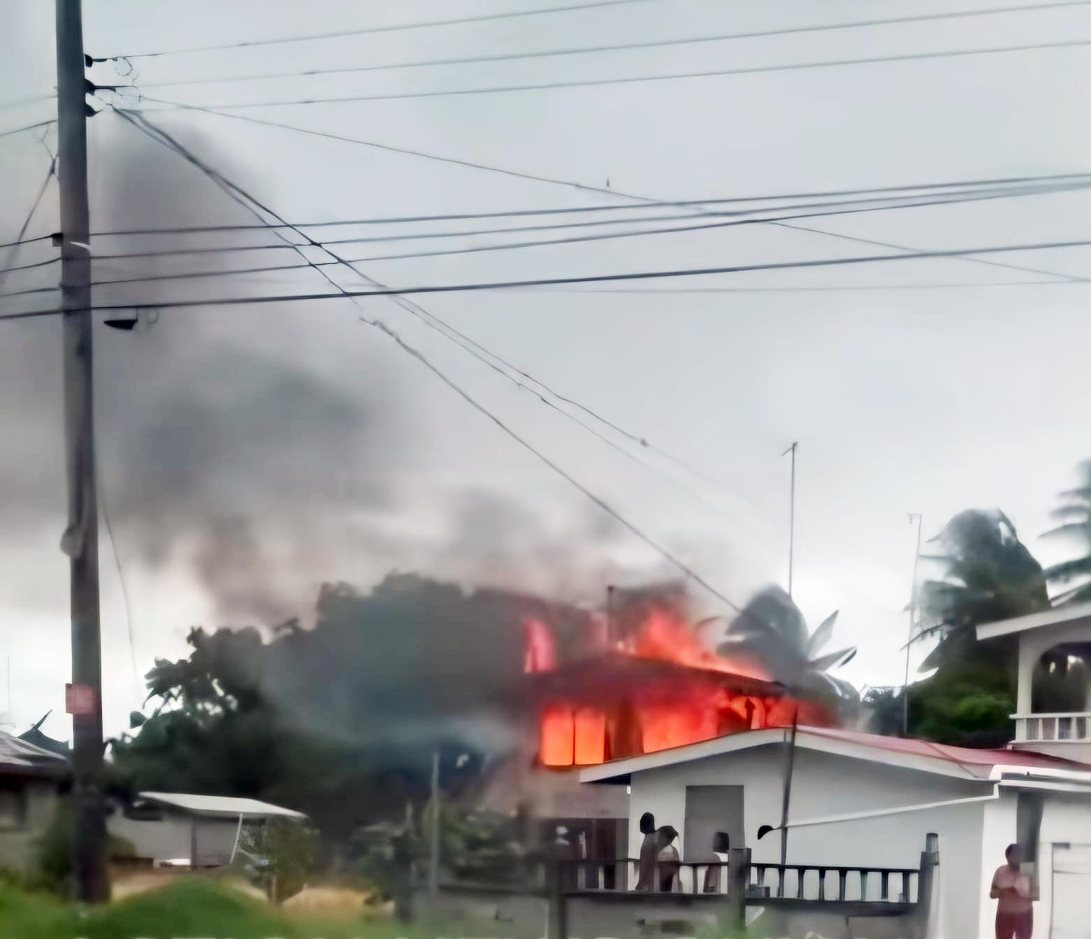 Four homeless after fire destroys Barnwell, EBE home - Kaieteur News