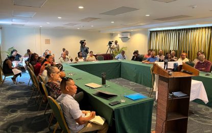‘Amerindians being brainwashed on benefits of Exxon’s operations’ – Region One Toshao tells oil spill forum