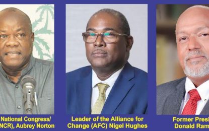 Guyanese leaders and their position on renegotiation of Exxon’s contract
