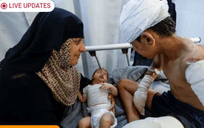 Israel war on Gaza live: 12 killed in Israeli air raid on ‘safe zone’