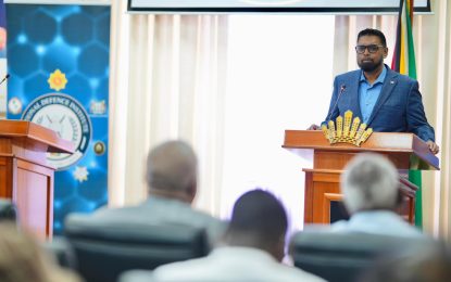 ‘We’ll break the back of drug trafficking networks’ – Pres. Ali commends Joint Services for massive Matthews Ridge cocaine bust 