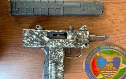 Man found with 9mm sub-machine gun