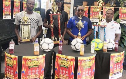 Bent Street ‘Champion of Champions’ Futsal C/ship set for Tuesday’s kick-off