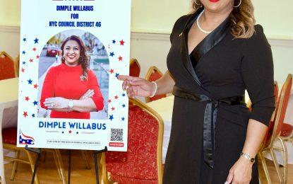 Dimple Willabus: US-based Guyanese embarks in 2nd run for NYC Council office