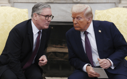 Ending Russia’s war in Ukraine ‘can’t be peace that rewards the aggressor’-UK PM