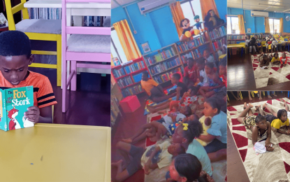 Saturday mornings are for storytelling at the Ruimveldt branch library
