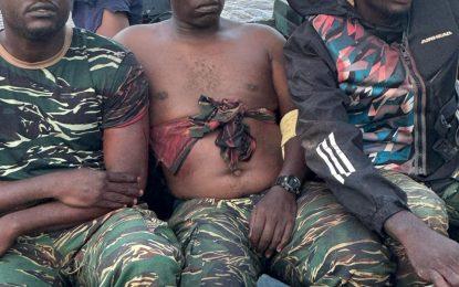 Wounded soldiers evacuated to city